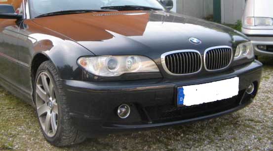 NIEREN GRILL IN CHROM passend für BMW E46 3er COUPE 2002-2005 CABRIO LCI  ca